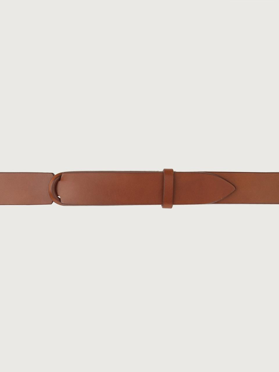 cintura nobuckle pelle e tessuto NB0001 BULTAN ORCIANI NOBUCKLE 