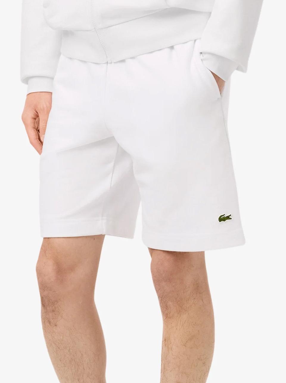 bermuda in felpa GH9860 BI LACOSTE 