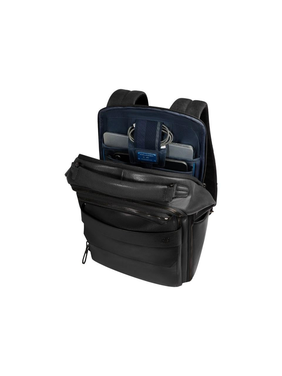 zaino 15,6''in pelle bufalo CA7022S141 NERO PIQUADRO 