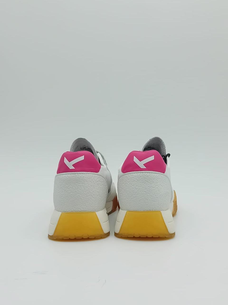 sneakers KW9752 WHITE SILVER FUXIA Keh.noo 