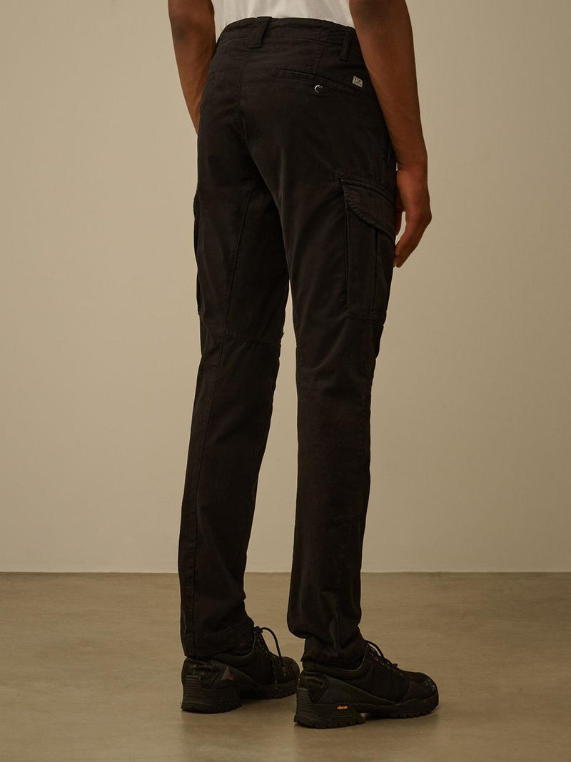 pantalone satin slim cargo PA732A005529G N C.P COMPANY 