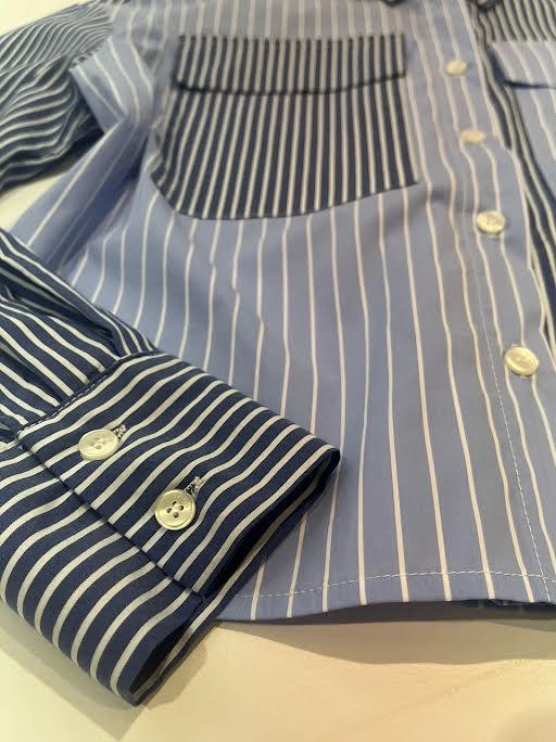 camicia righe CF014 A KAOS 