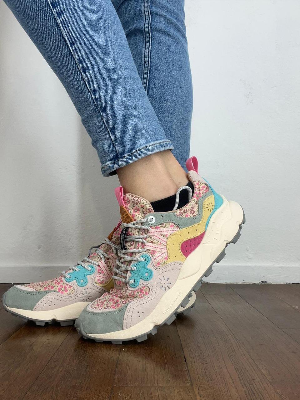 sneakers yamano3 YAMANO32F04 SEIGE PINK FLOWER MOUNTAIN 
