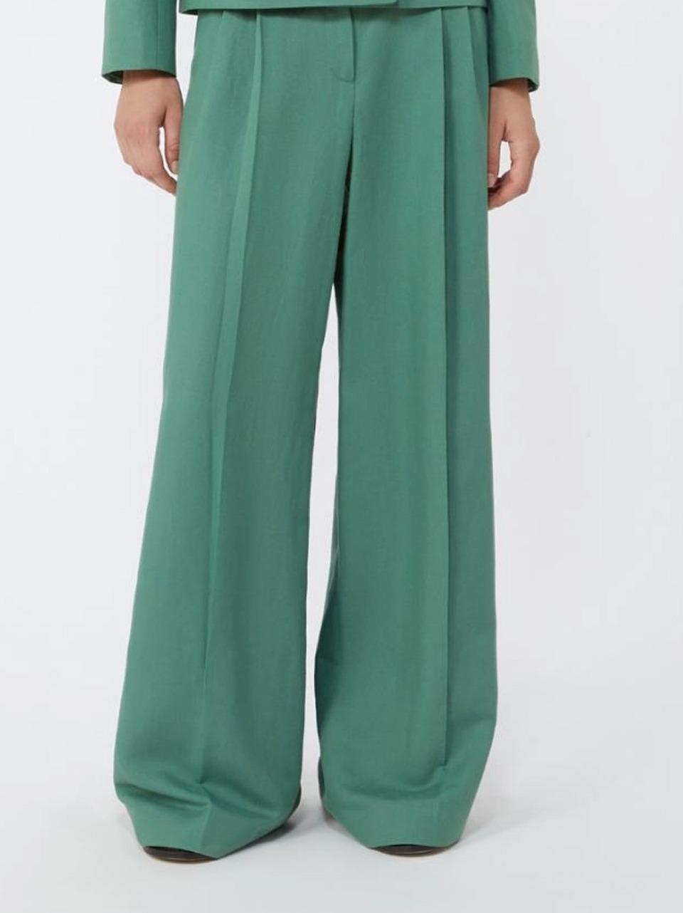 pantalone lino viscosa VELIERO VERDE WEEKEND  by Max Mara 