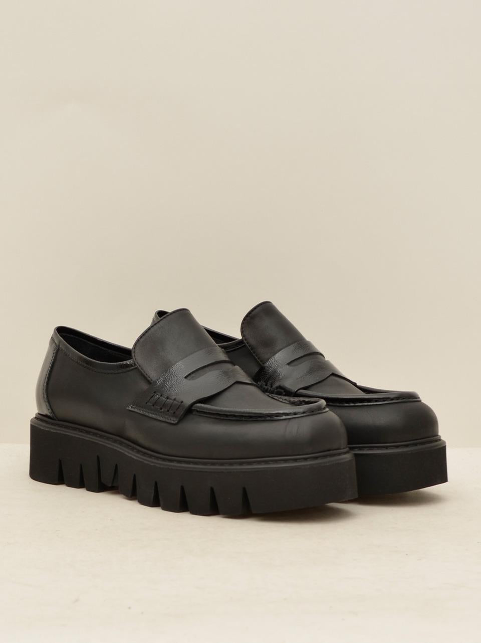 mocassino con passante I24 149 NERO MICHAEL DASS 