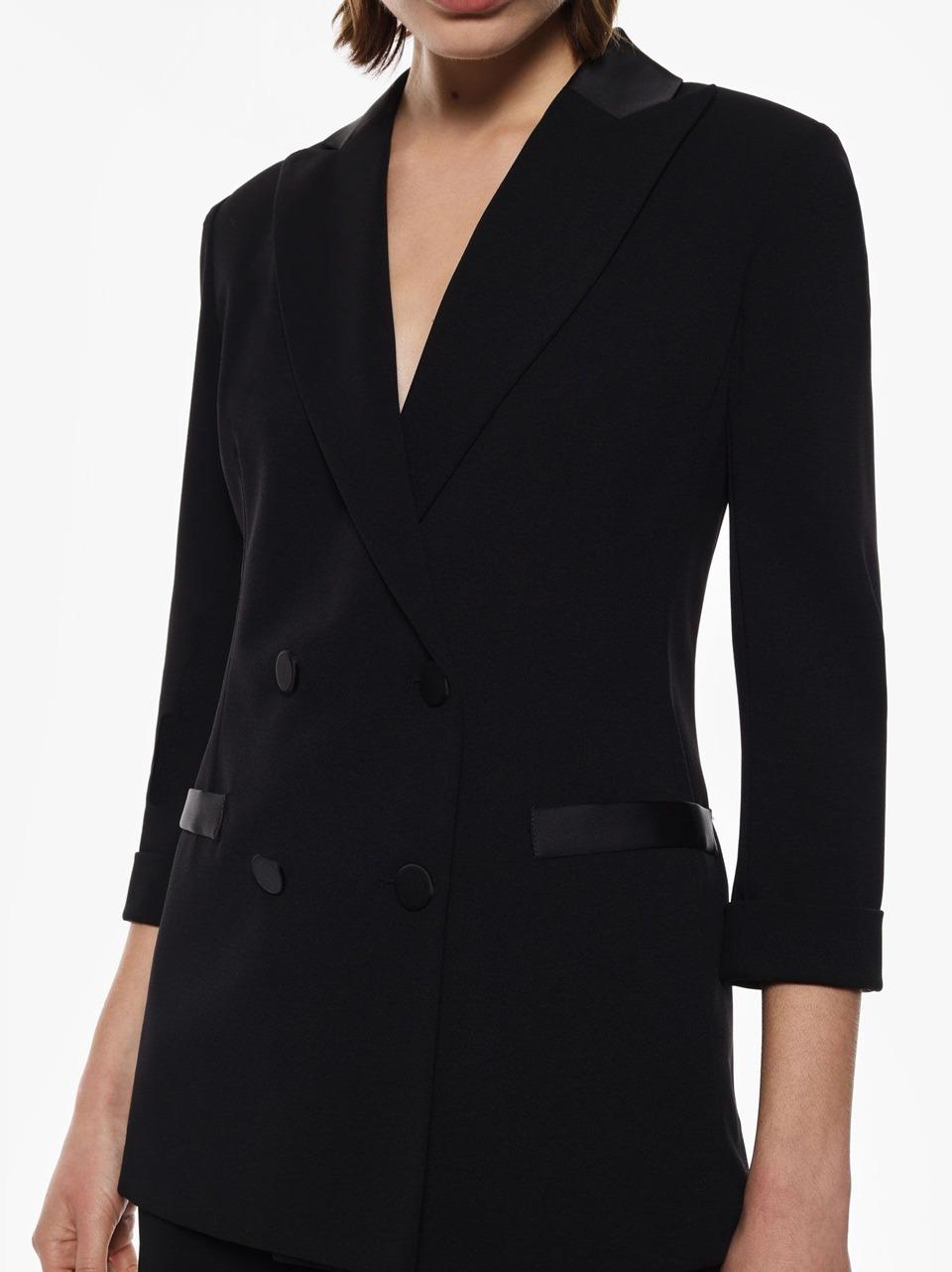 giacca crepe JU25KAW N SELECTED 