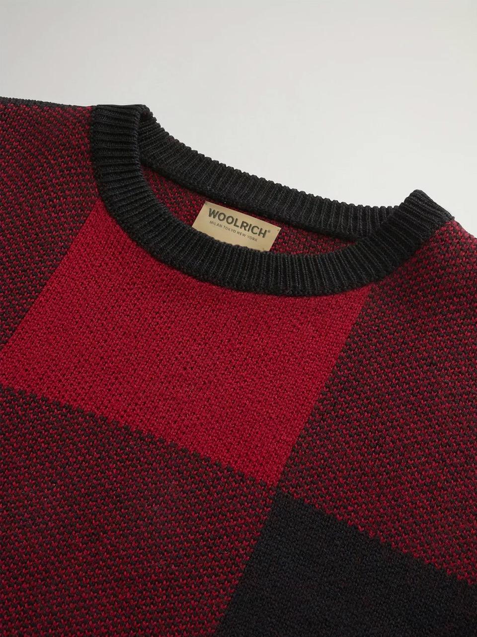 maglia a quadri KN0294 5321 WOOLRICH 