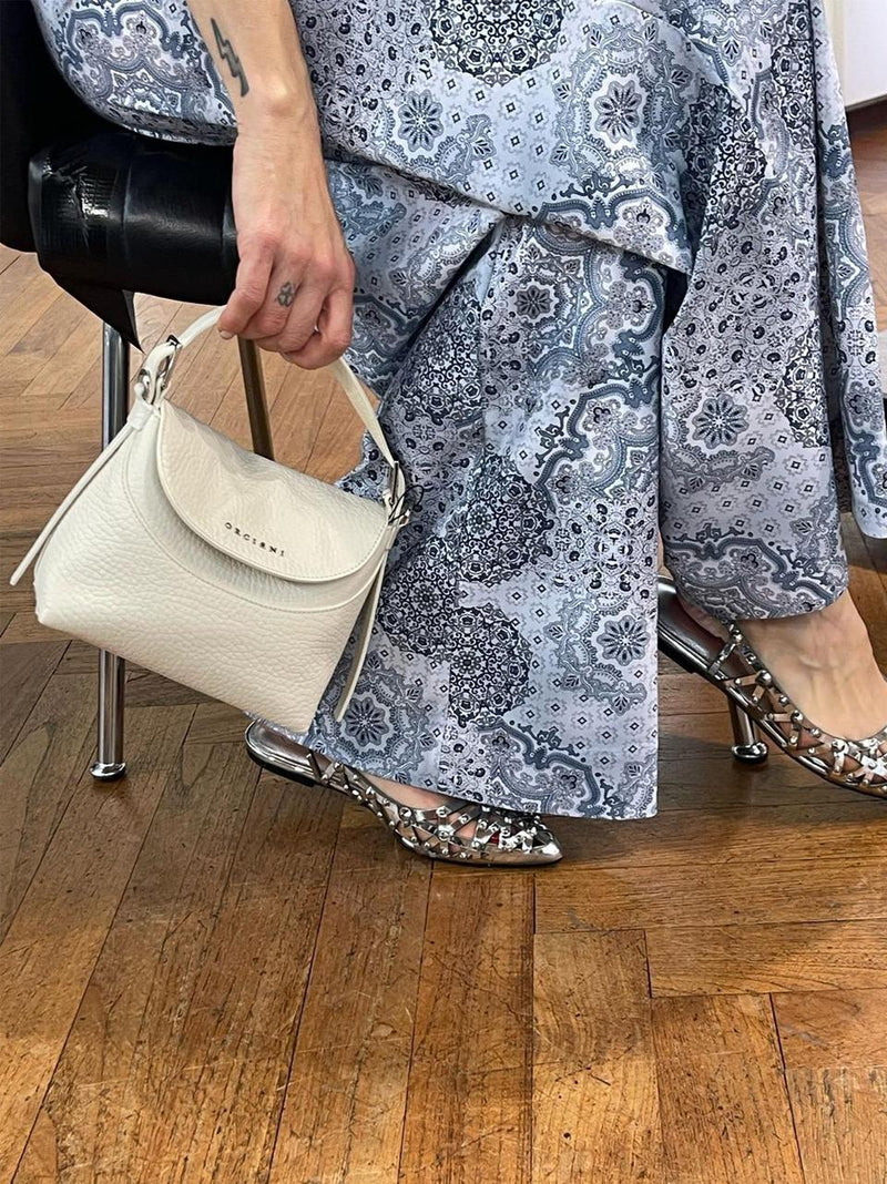 borsa nana small B02175SOFT BIANCO ORCIANI 
