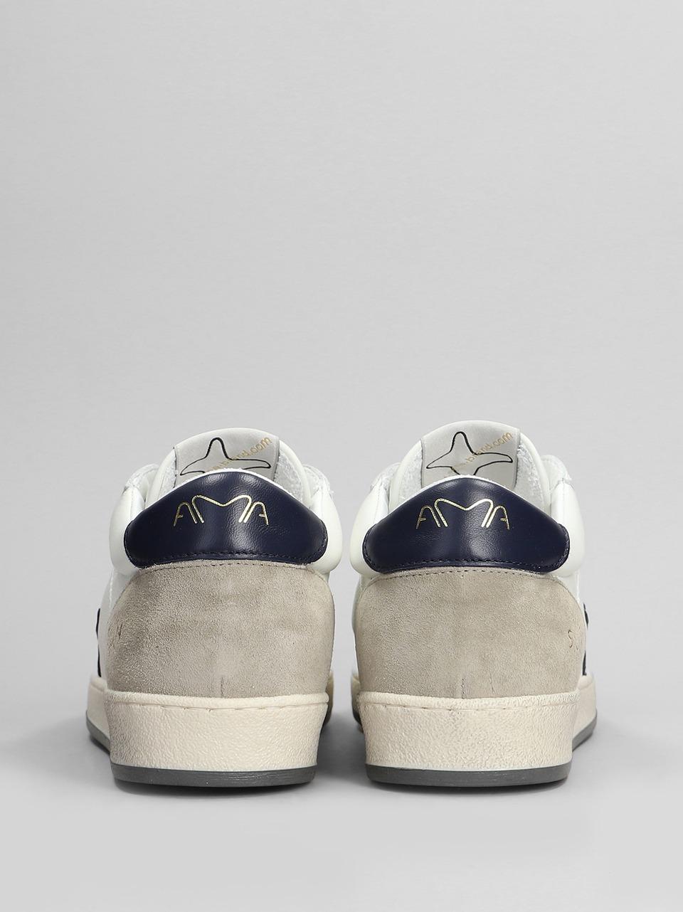 sneakers sun 4121 BIANCO BLU AMA brand 