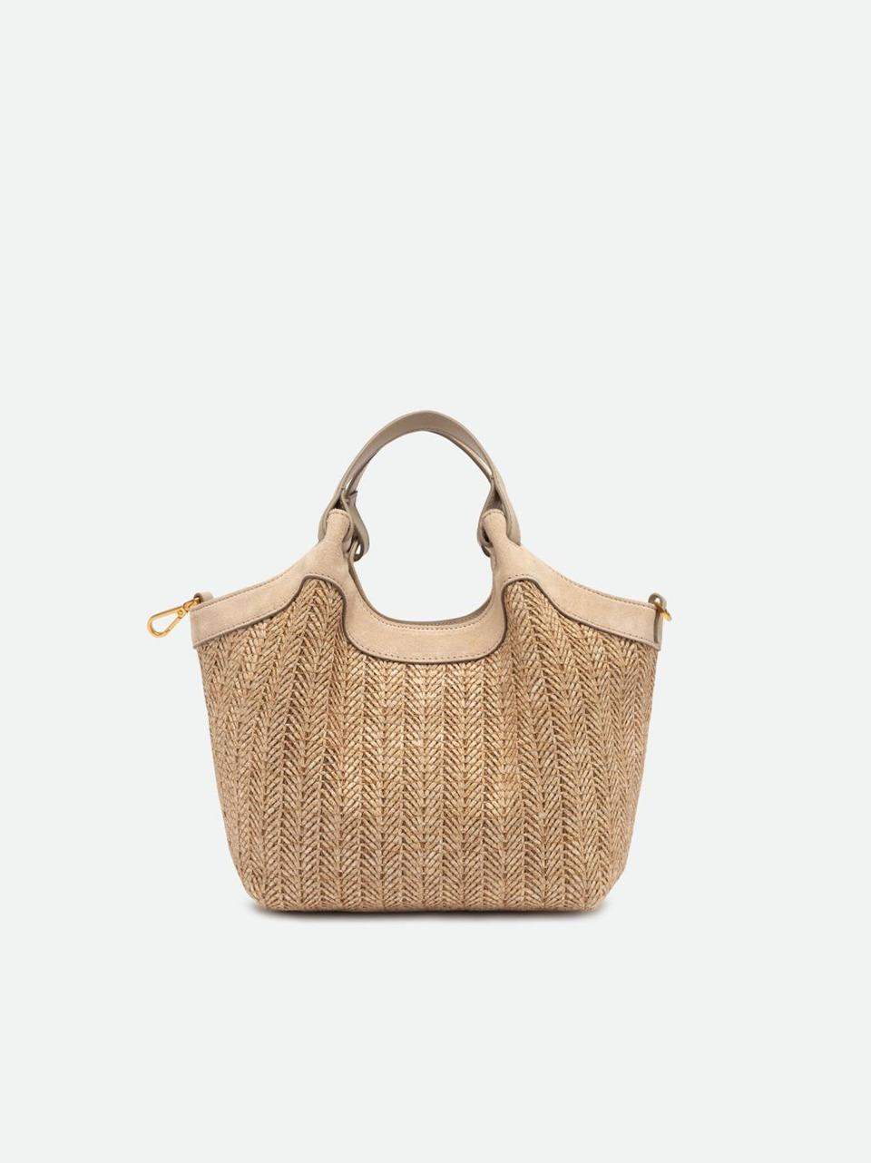 shopping dua media paglia spigata BS12339 SABBIA GIANNI CHIARINI 