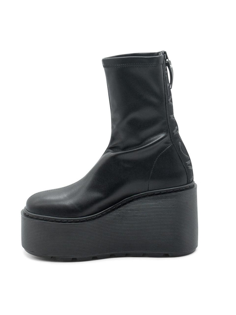 stivaletto con zeppa 1F2652D-F20BP20101 NERO VIC MATIE' 