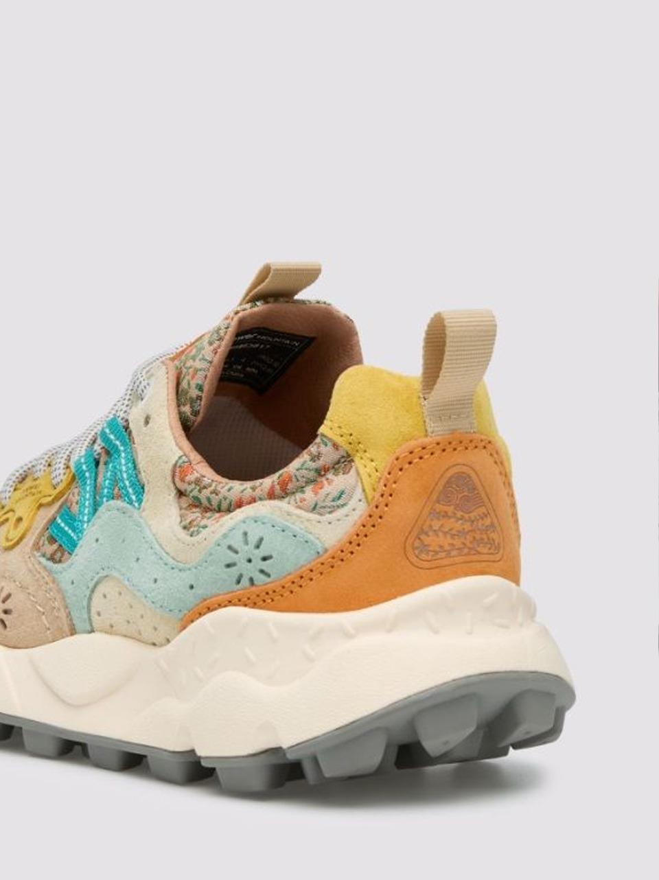 sneakers yamano3 YAMANO31G60 CHESNUT LIGHT BLU FLOWER MOUNTAIN 
