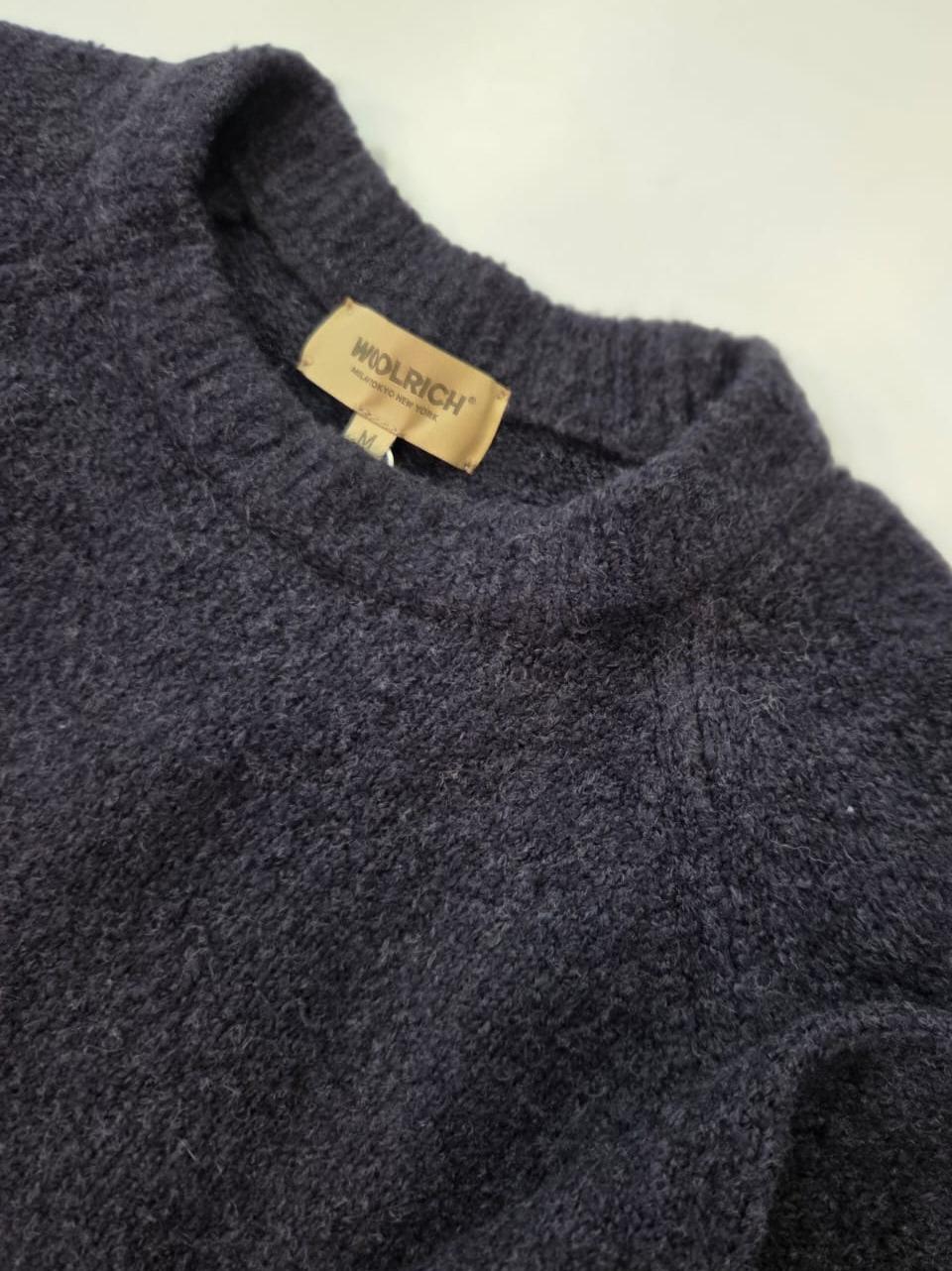 maglia stretch knit CFWOKN2034MRUF5048 BL WOOLRICH 