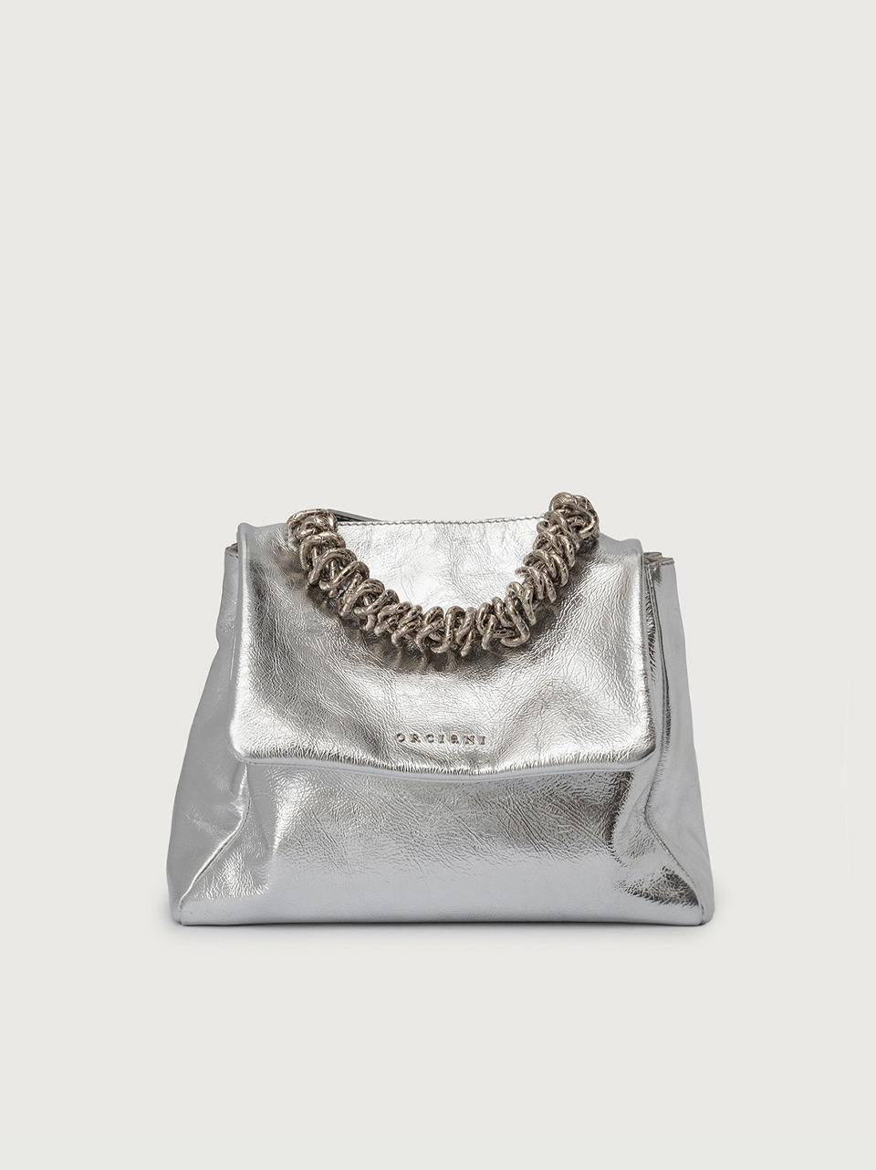 borsa sveva piccola metal B01999METAL ARGENTO ORCIANI 
