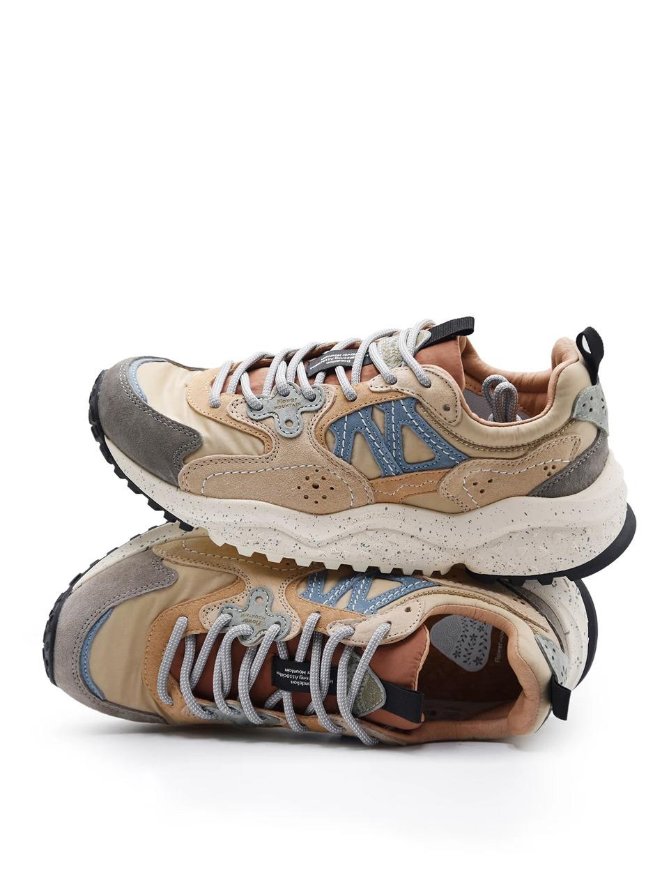 sneakers solin SOLIN 1B31 GREY OFF WHITE FLOWER MOUNTAIN 