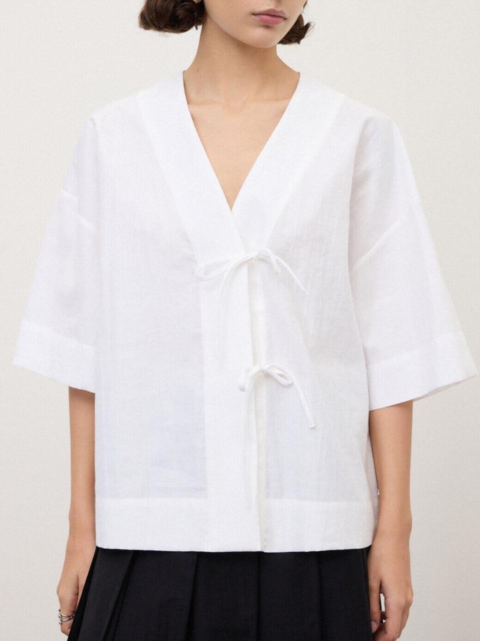 camicia fiocco AAG DC5261 B ottod'ame 