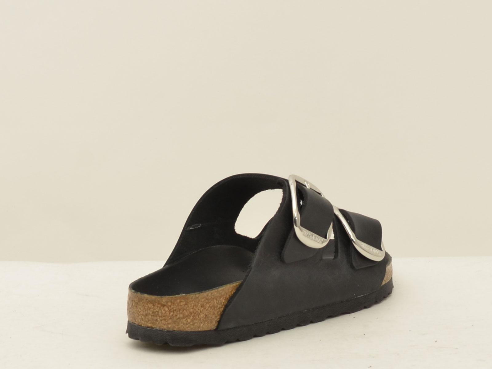 sabot arizona big buckle ARIZONA1011075 BLACK BIRKENSTOCK 