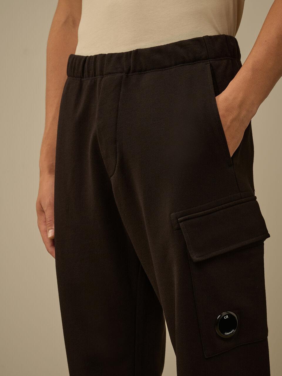 pantalone cargo felpa loose SP141A 005086W N C.P COMPANY 