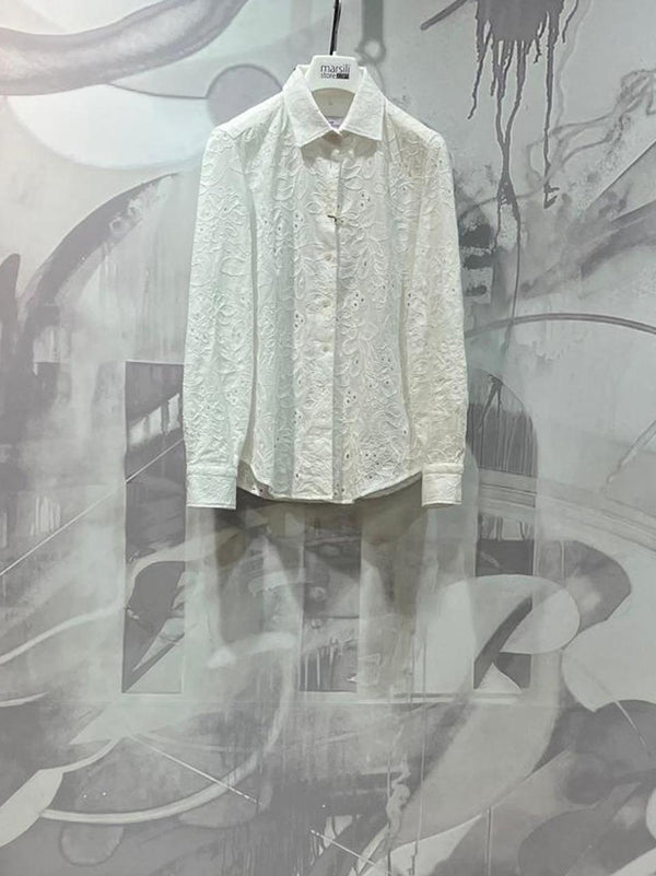 camicia san gallo D929 PAOLA B BASTONCINO 
