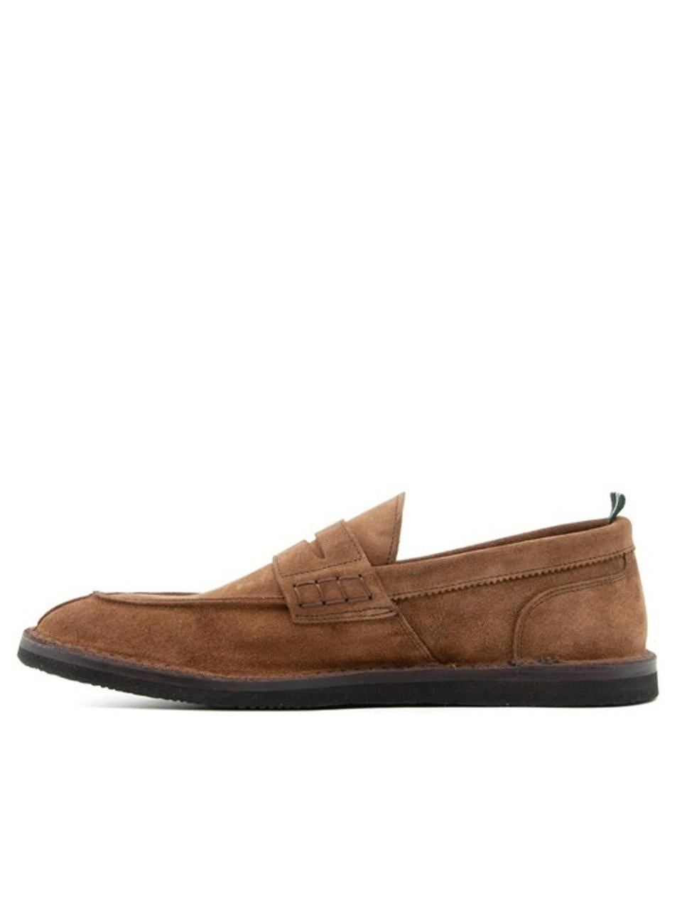 mocassino con passante ideal suola in gomma 1013 LIGTHSABBIA GREEN GEORGE 