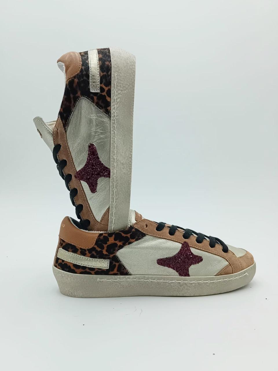 sneakers timeless 4428 PLATINO AMA brand 