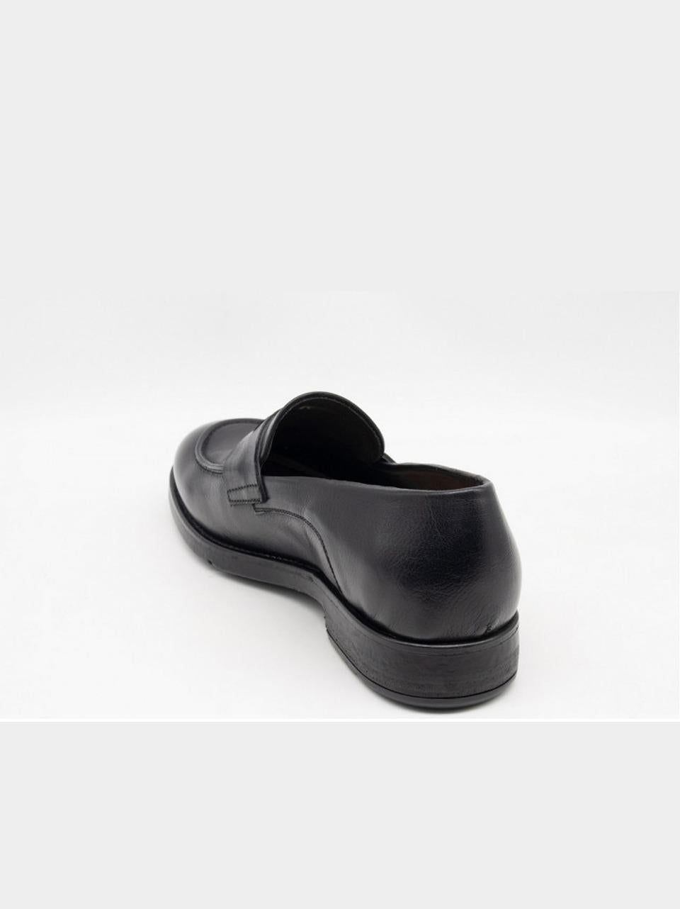 mocassino con passante GB12A NERO LEMARGO 