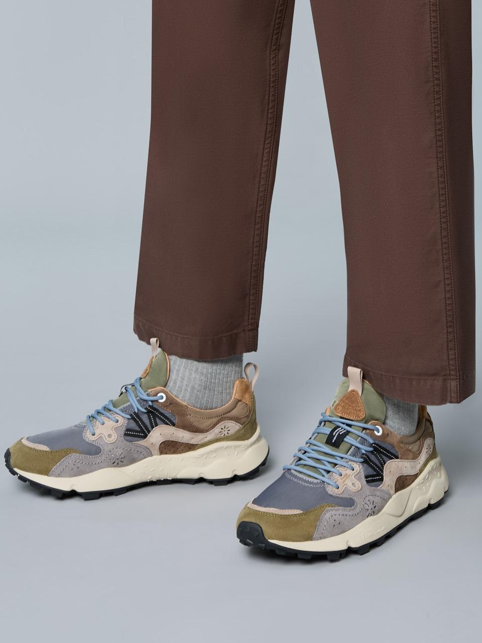 yamano 3 YAMANO 3. 1F84 MILITARE GREY FLOWER MOUNTAIN 