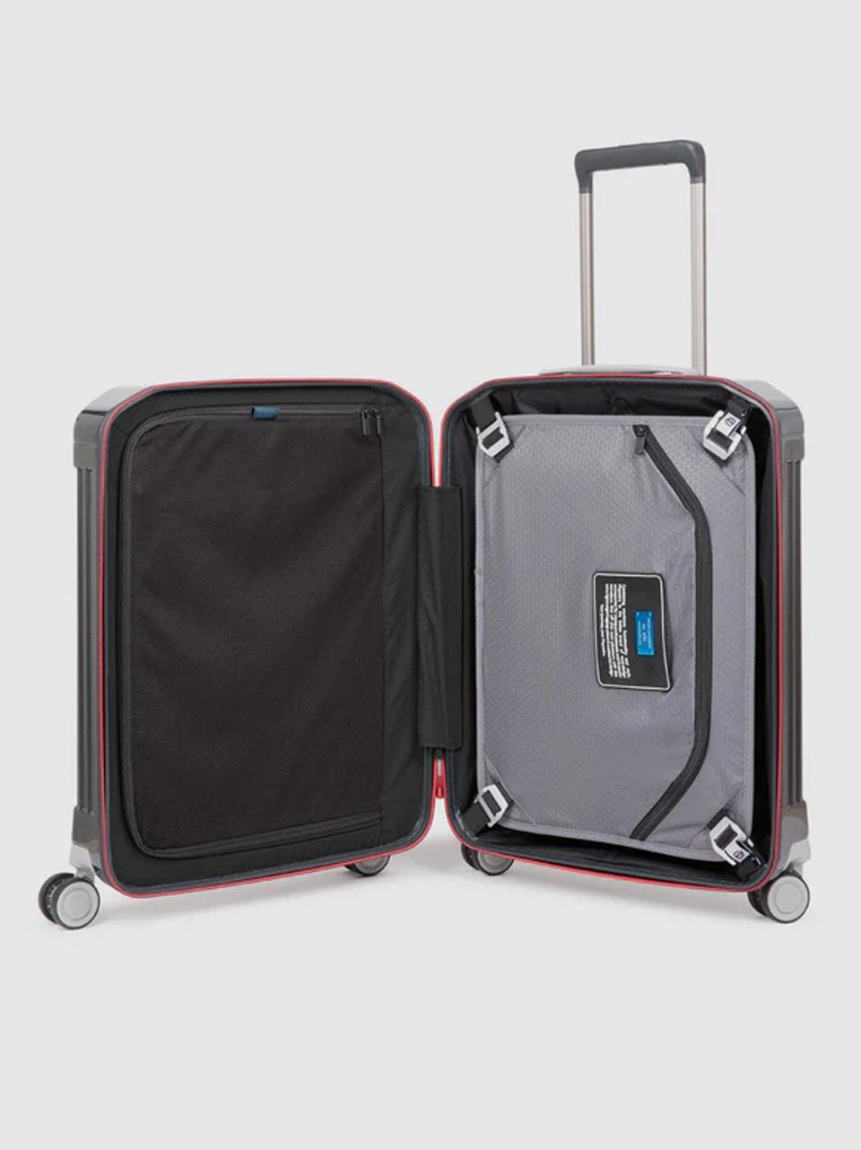 valigia trolley cabina lucida BV4425PQL GRR PIQUADRO 
