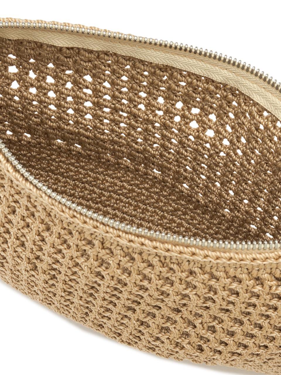 pochette tessuto uncinetto BS11580 NATURALE GIANNI CHIARINI 