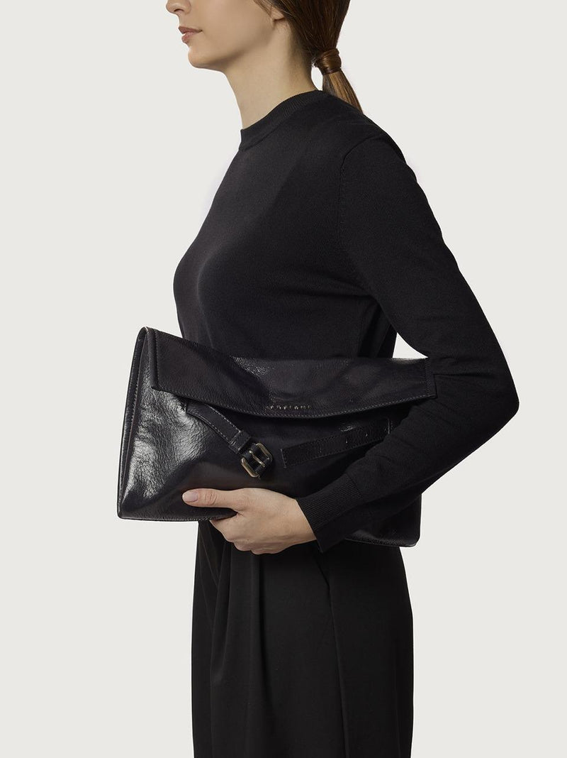 borsa venus clutch BO2213GOTHAM NERO ORCIANI 