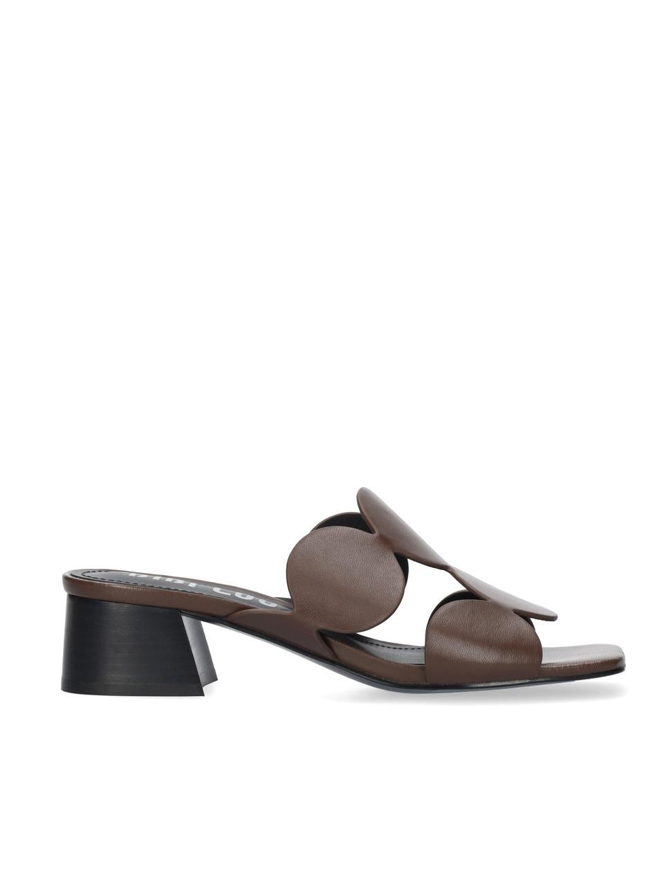 sabot con oblo  tacco h 50mm 622 TDM BIBI LOU 