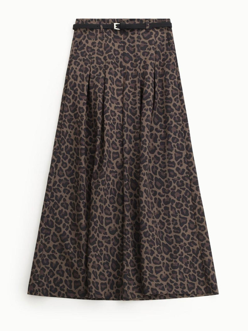 pantalone animalier P5YK9ILC M SELECTED 