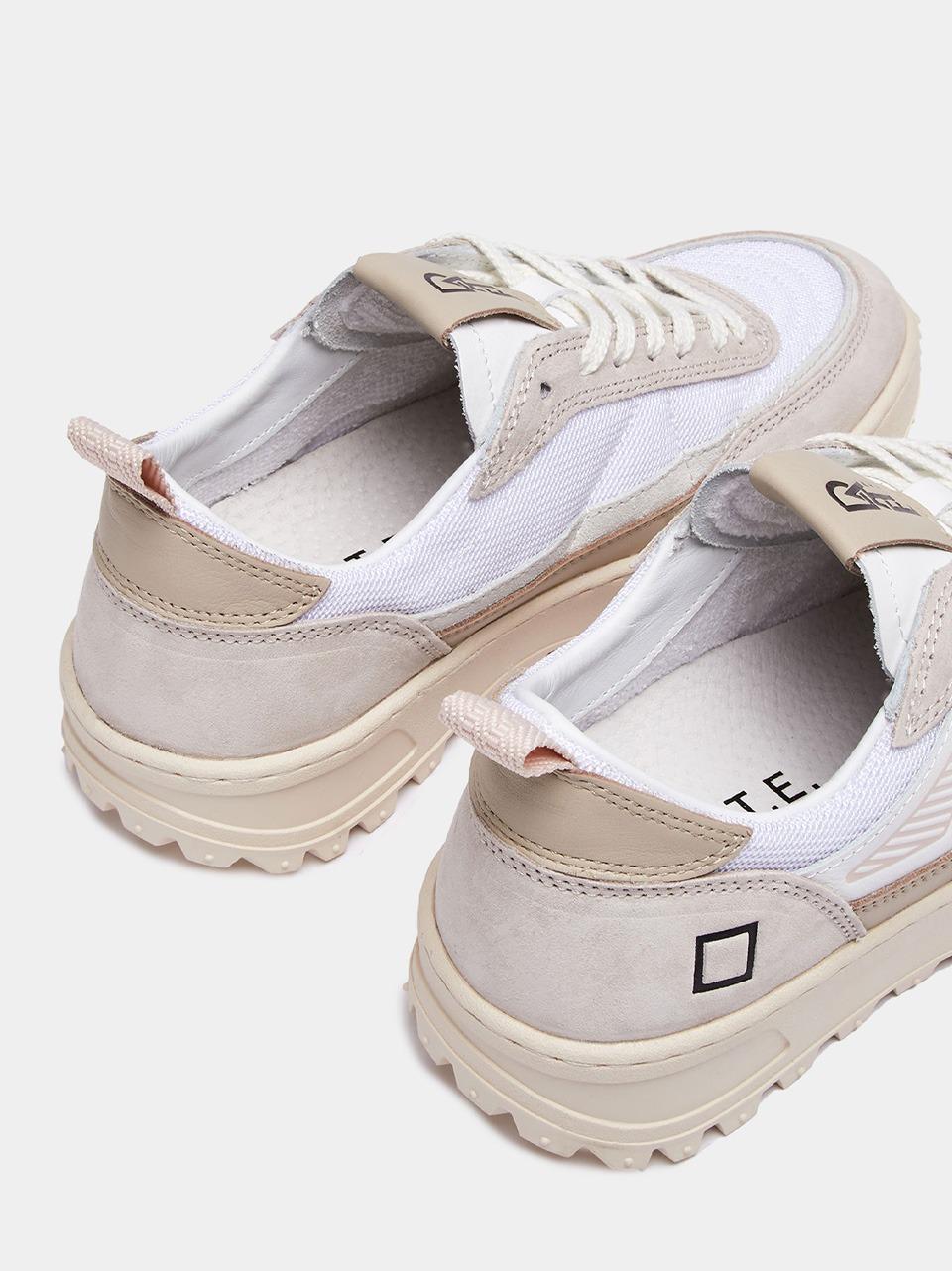 sneakers k2 W411-K2-ODWP BIANCO\BEIGE D.A.T.E 