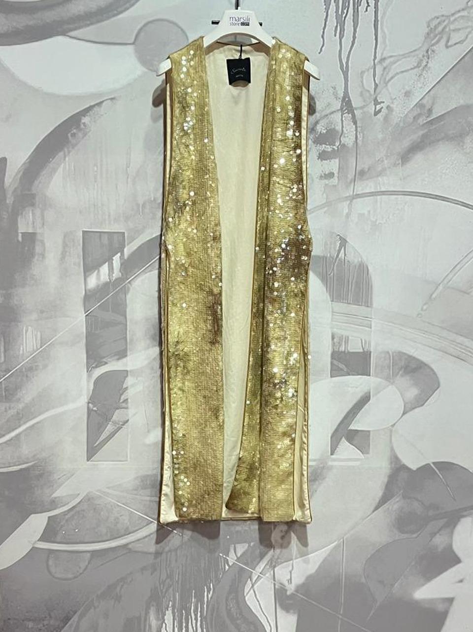 longue gilet paillettes M37F0250 O Souvenir 