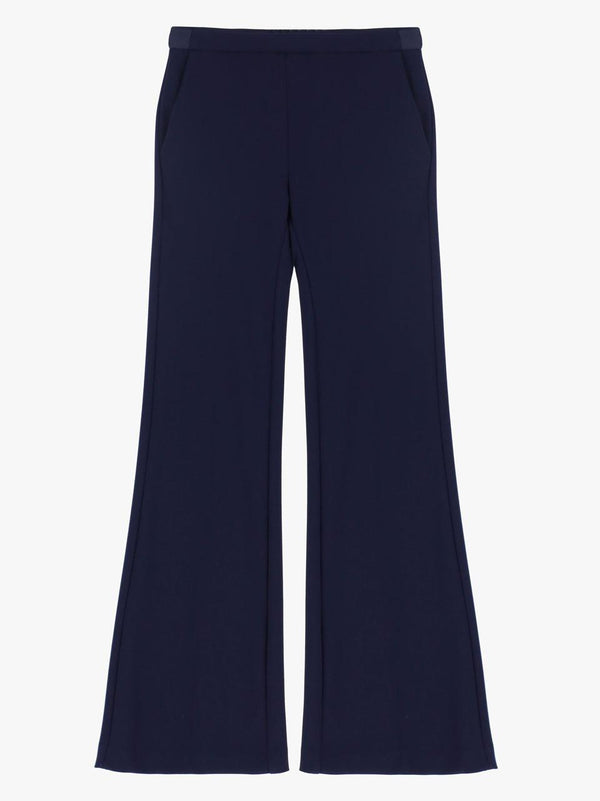 pantalone crepe P3E9JAW BLU SELECTED 