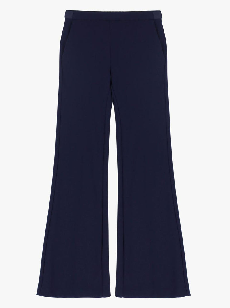 pantalone crepe P3E9JAW BLU SELECTED 