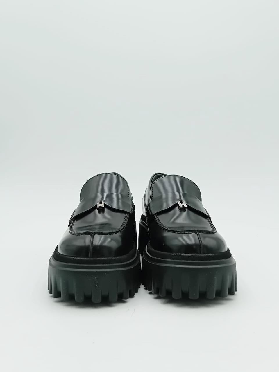 mocassino con passante HXW7000FV50UDWB999 NERO HOGAN 