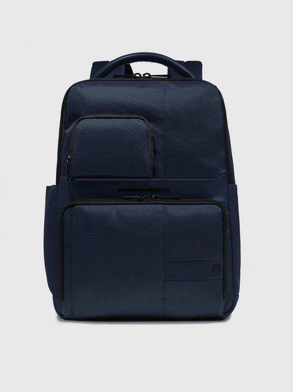 ZAINO 15''NYLON E PELLE CA6238W129 BLU PIQUADRO 