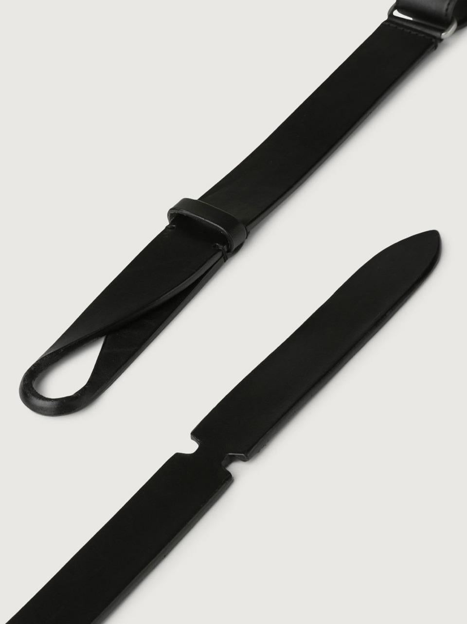 cintura nobuckle pelle NB0004 BULNERO ORCIANI 