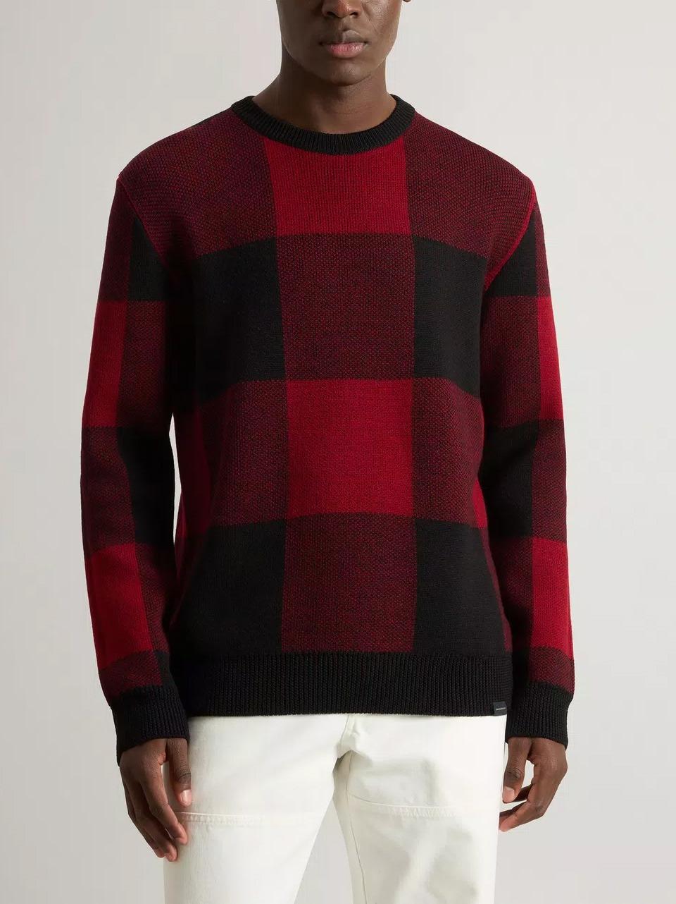 maglia a quadri KN0294 5321 WOOLRICH 