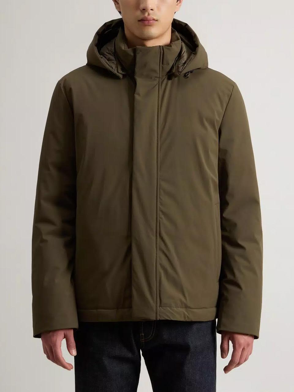 piumino liscio strech corto OU0929 614 WOOLRICH 
