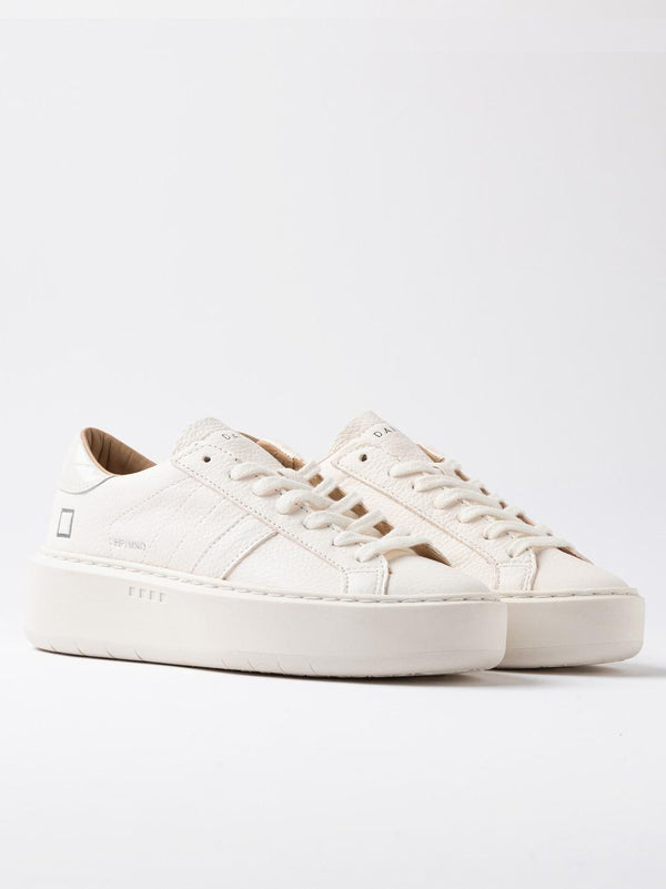 sneakers hill platform W431-HP-MN-MK MILK D.A.T.E 