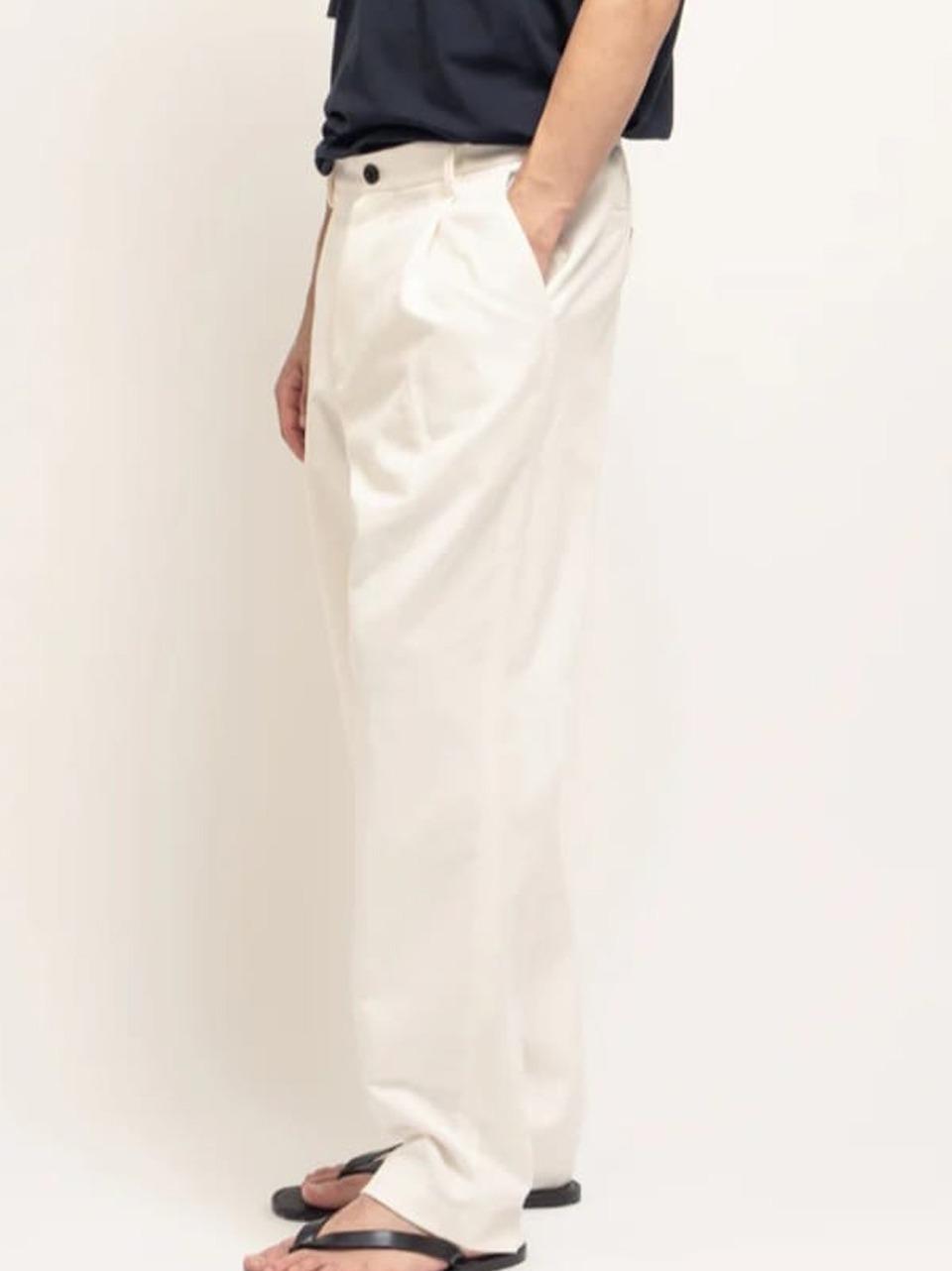 pantalone pinces GIN LINO COTONE L DEPARTMENT FIVE 