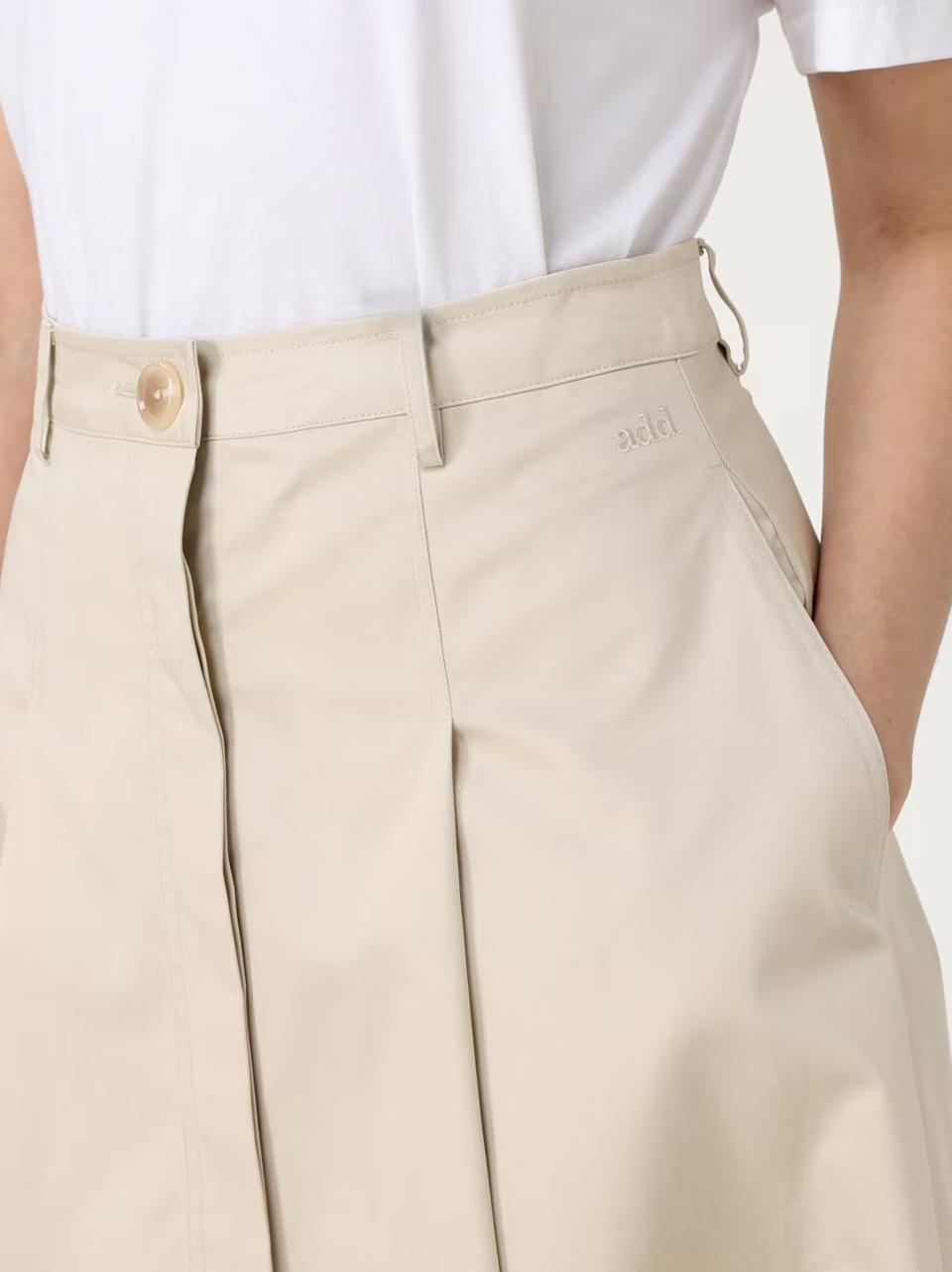 gonna godet con bottoni E91 7295 add 