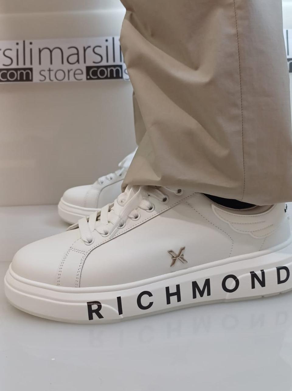 sneakers suola parlata 27 302 CP BIANCO RICHMOND X 