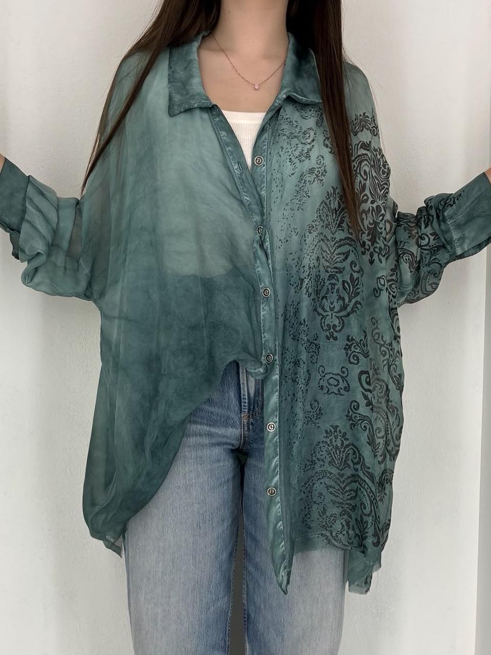 camicia roxy S296 TIFFANY SANCTA MUERTE 