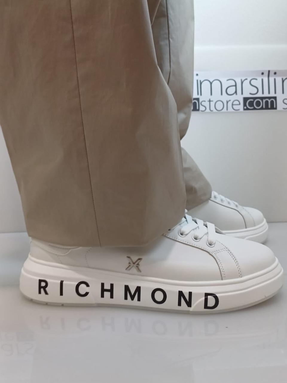 sneakers suola parlata 27 302 CP BIANCO RICHMOND X 