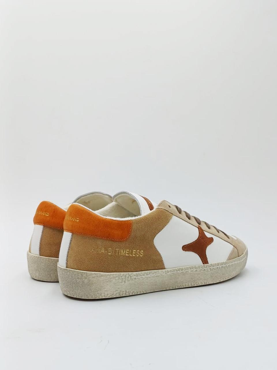 sneakers timless 4615 BIANCO SABBIA AMA brand 
