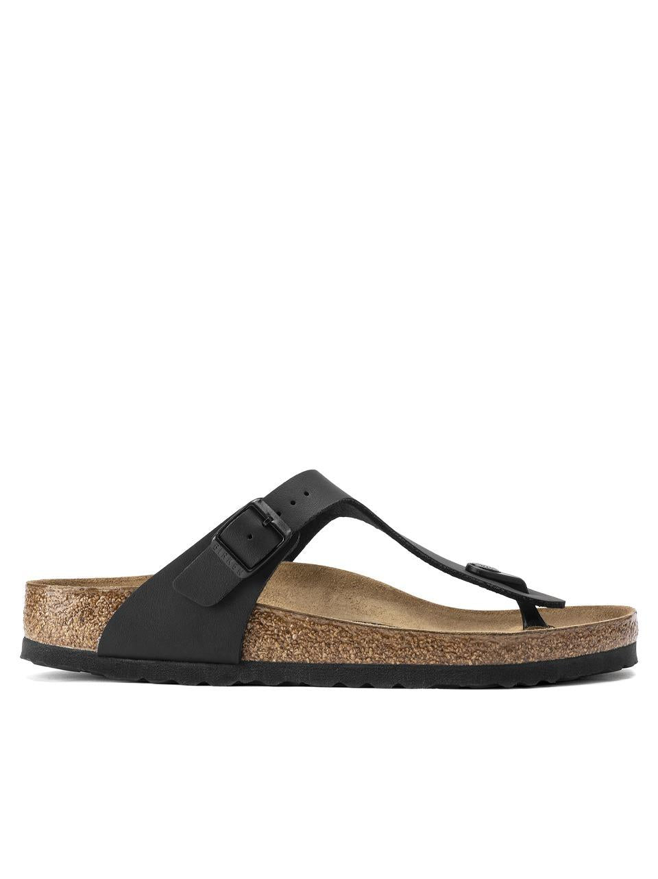 sandalo gizeh GIZEH043691 BLACK BIRKENSTOCK 