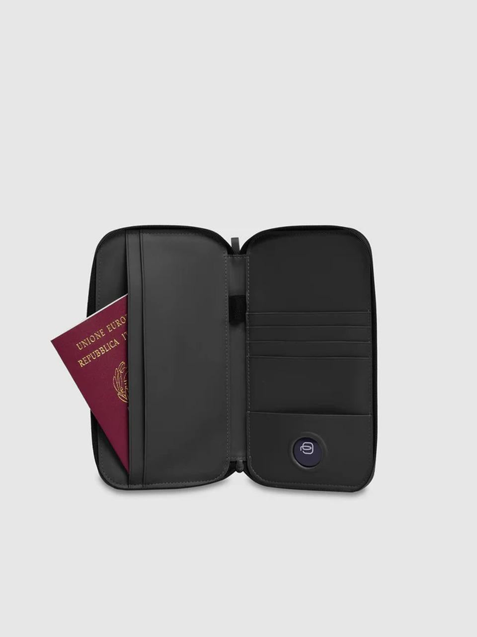 porta passaporto PP7033C2OW NERO PIQUADRO 